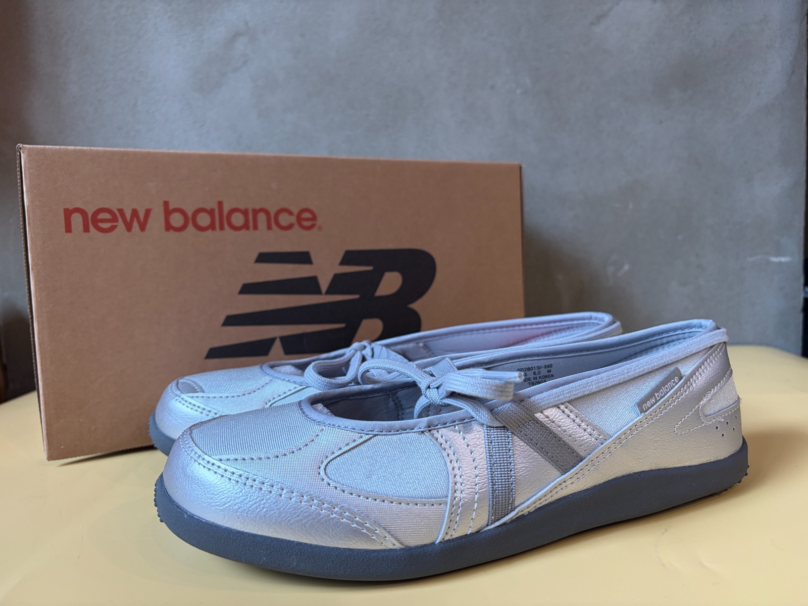 New Balance Flat Breeze Women’s Casual Lifestyle Shoes Silver [US:7] SD2601SI