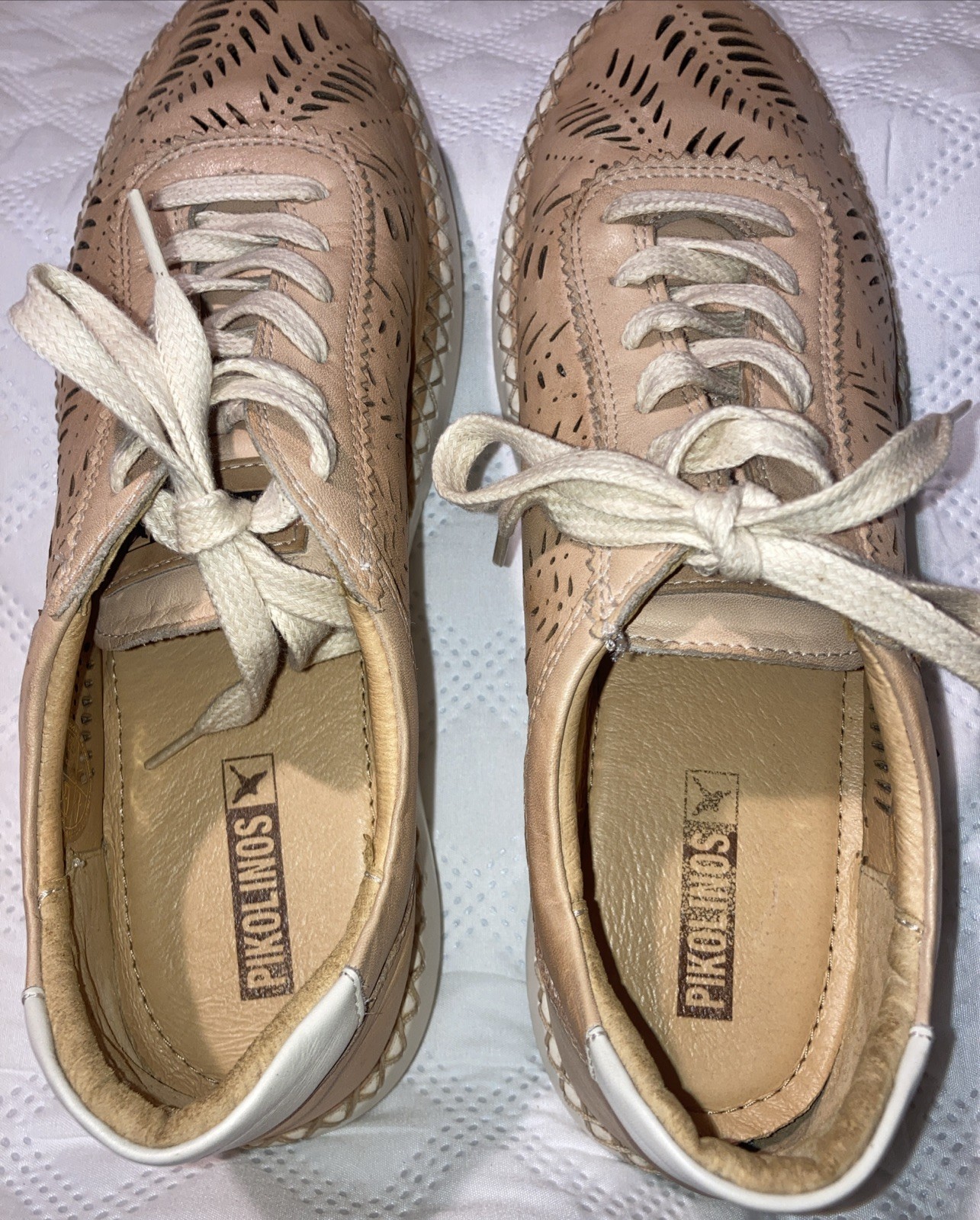 Pikolinos Women’s Mesina Genuine Leather Sneakers Size EU 40, US 9-9.5 ‼️READ