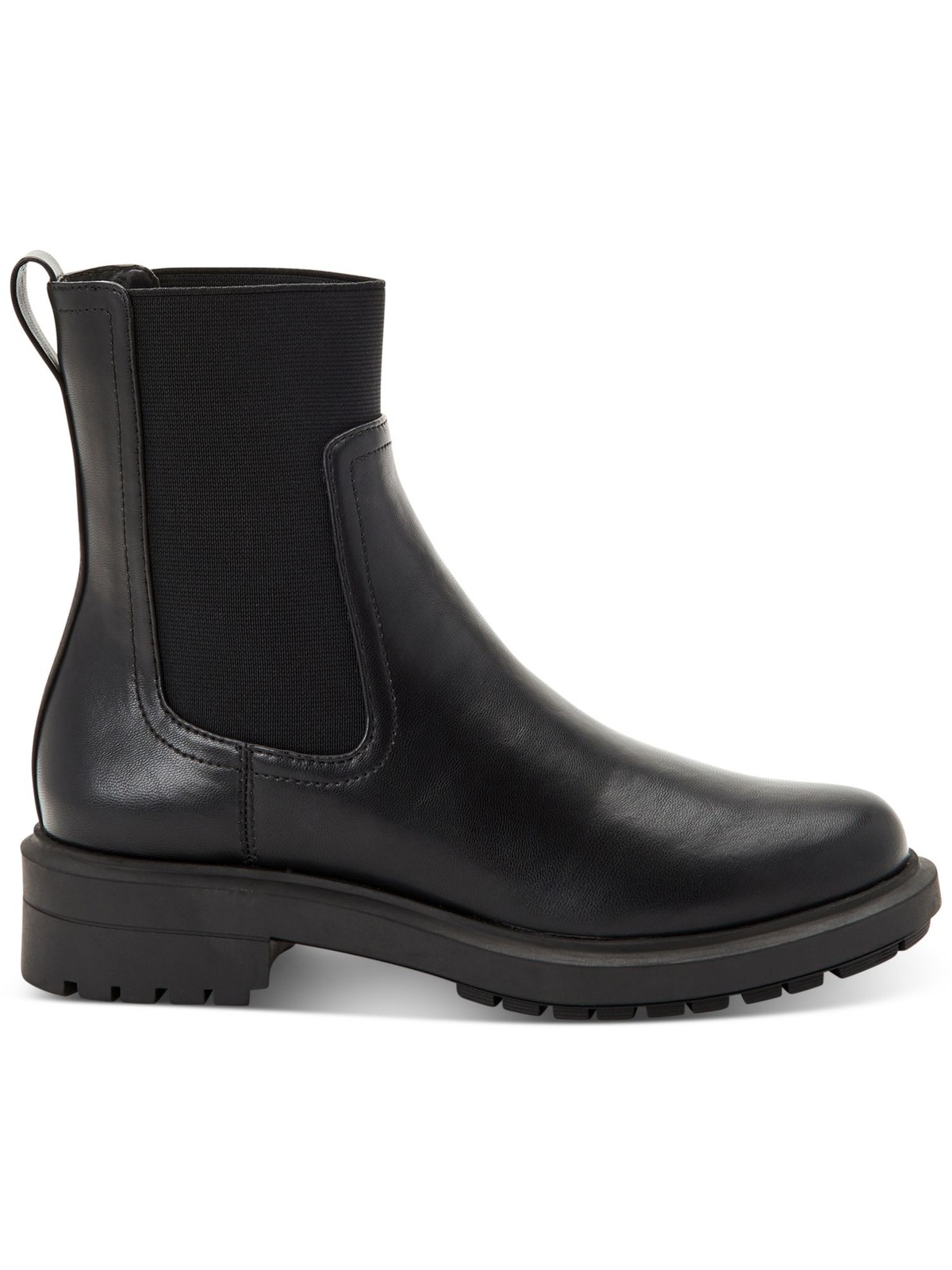 ALFANI Womens Black Heel Pull-Tab Tackoma Toe Block Heel Chelsea Boot 5.5 M