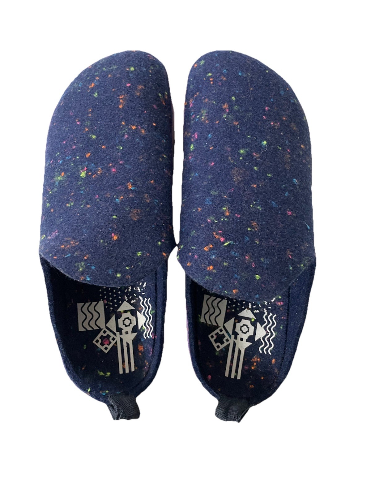 Asportuguesas Women’s COME P018023019 Slip-On Shoes. Purple/Navy LED, US Size 42