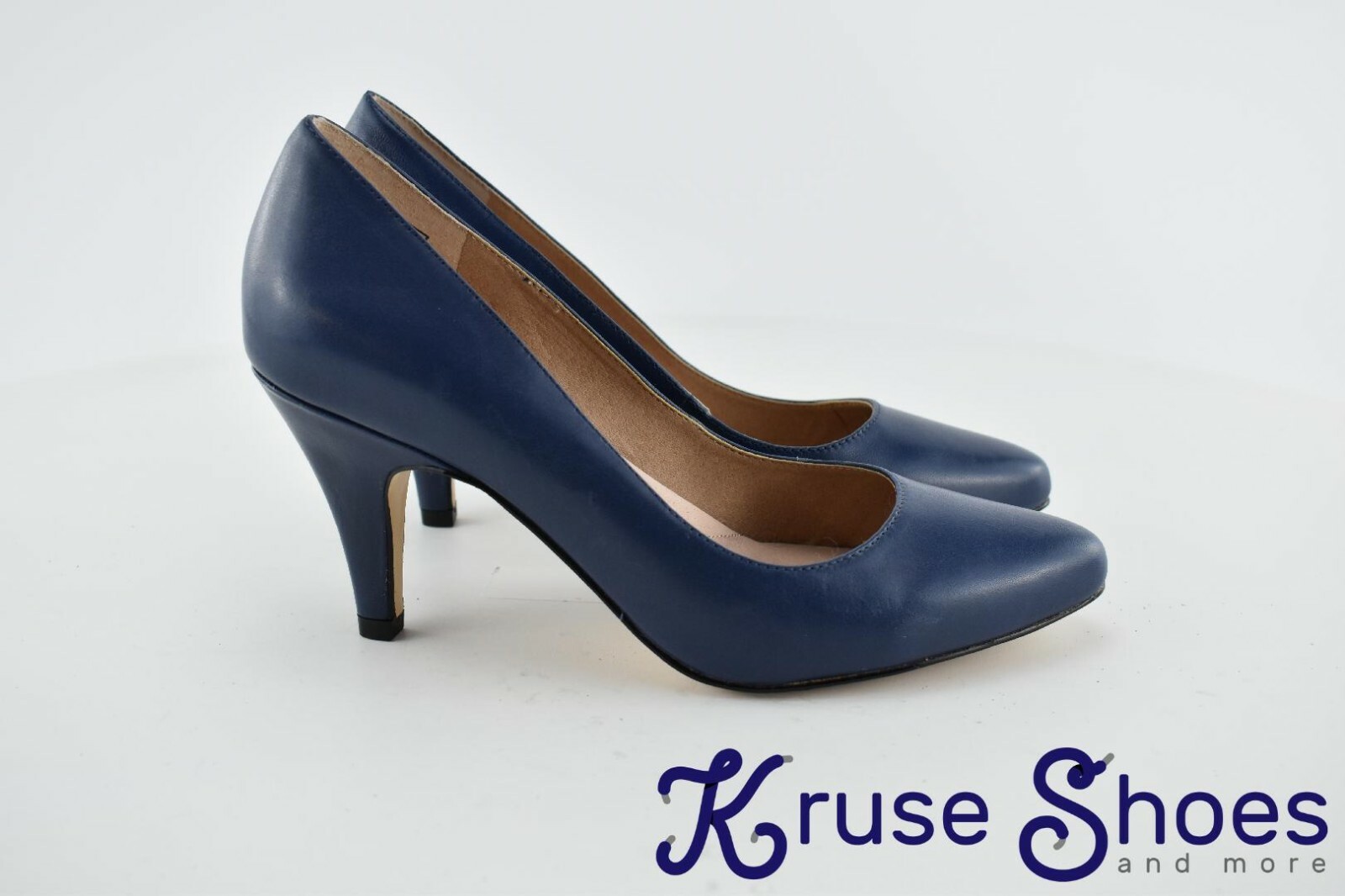 Land’s End Women’s Randi Mid-Heel Pump «Deep Sea» Size 8.5B