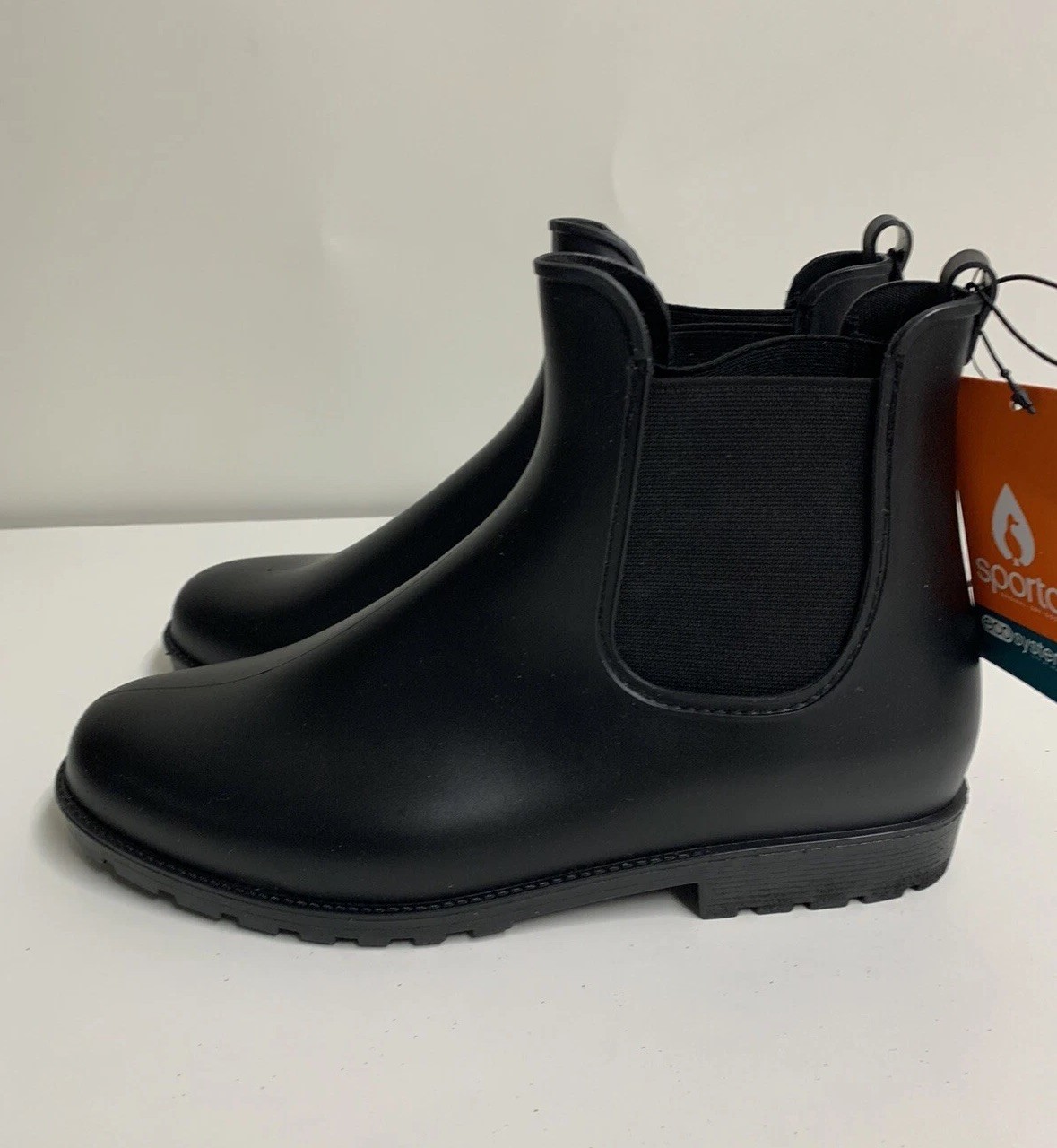 Sporto Women’s Waterproof Black Matte Ankle Boots Size 7 Retail 89$Winter/Spring