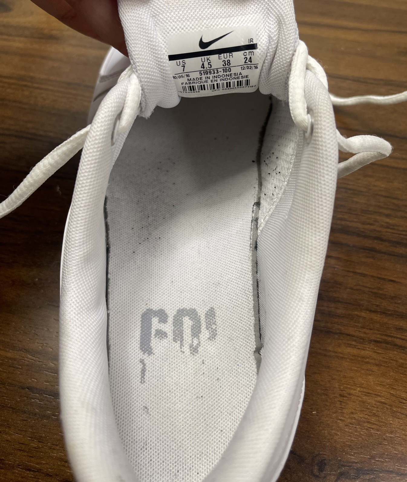 Nike Air Mix Down 2 Womens White Cheerleading Dance Shoes Size 7