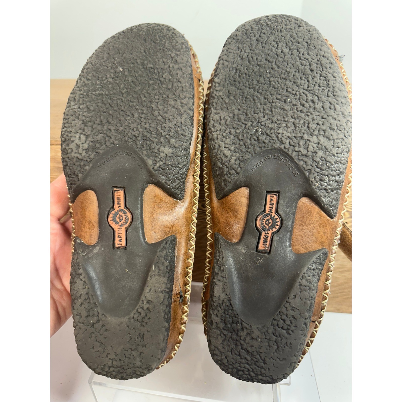 VTG Earth Spirit Comfort Sandal Women 7 Leather Casual Travel Artisan Boho Jesus