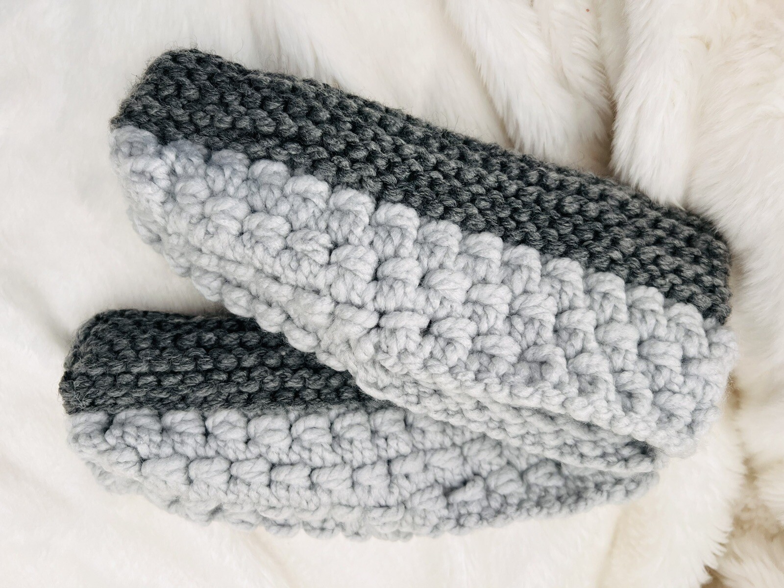Wool Unisex Comfy Knit Slipper Socks Bedroom House Shoes Hand Knitted