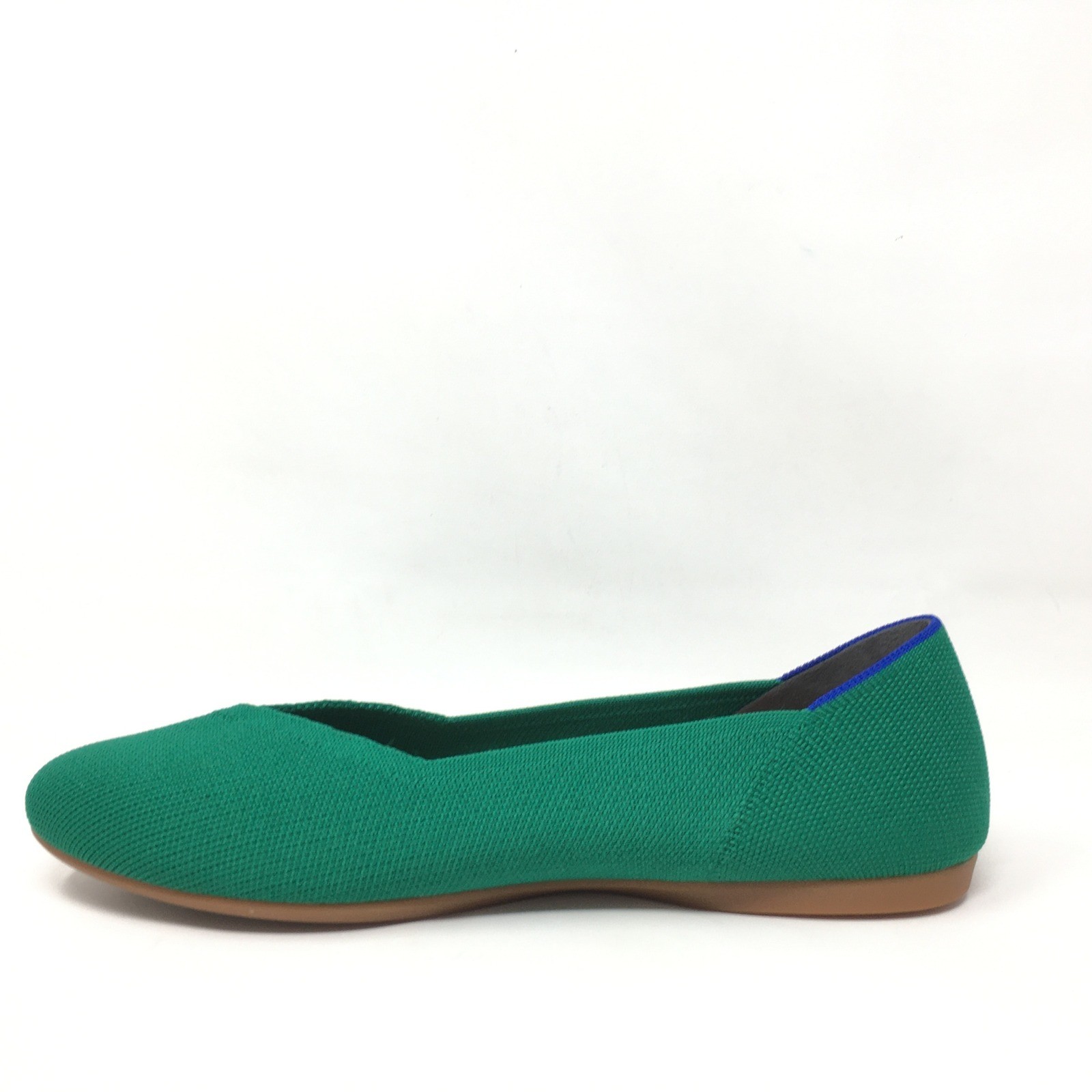 NEW Rothys The Daily Knit Flats Loafers Shoes Womens Size 9.5 Vibrant Green