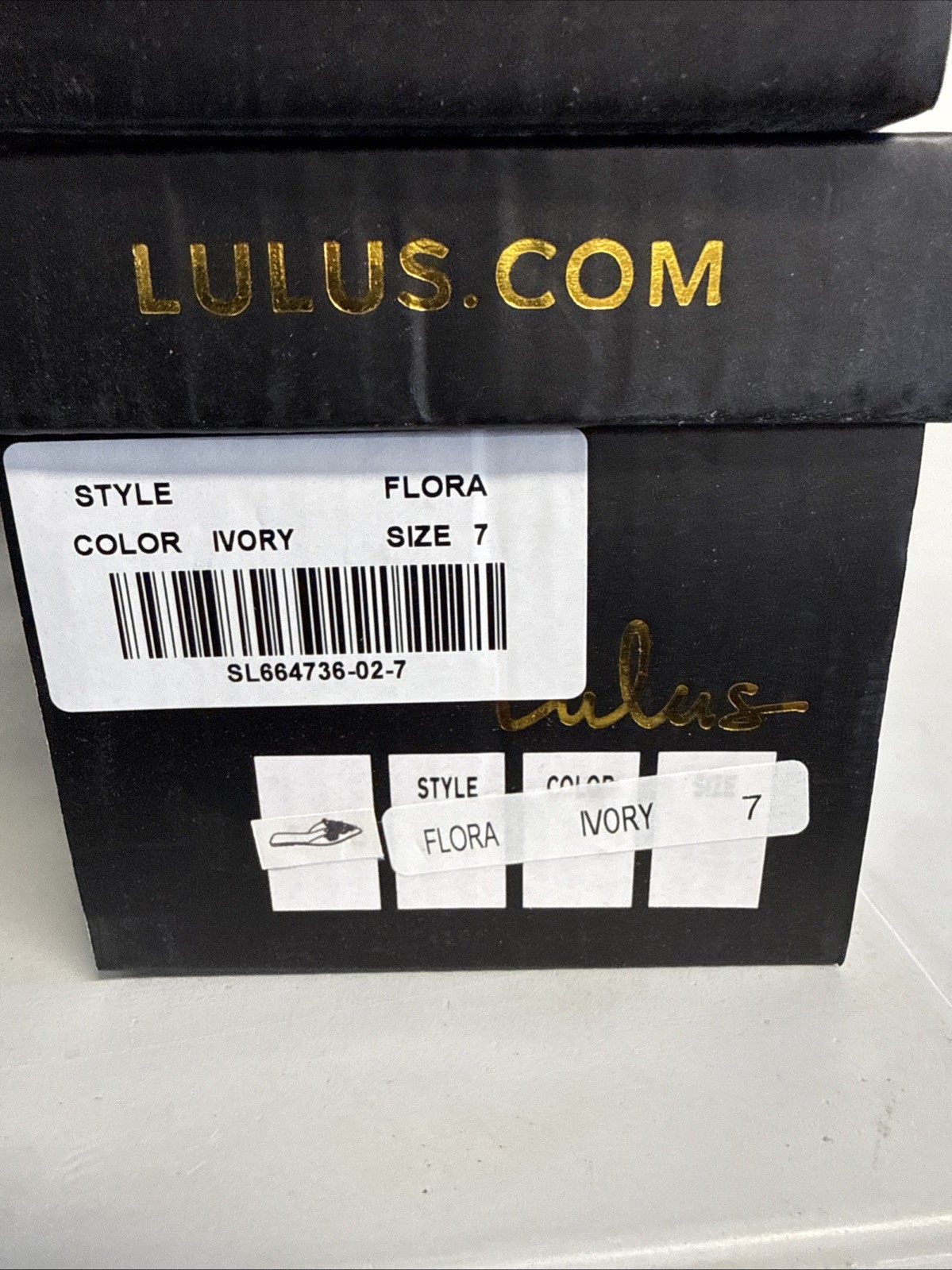 Lulus Flora Ivory Satin Pearl Embroidered Pointed-Toe Flats Womens Size 7