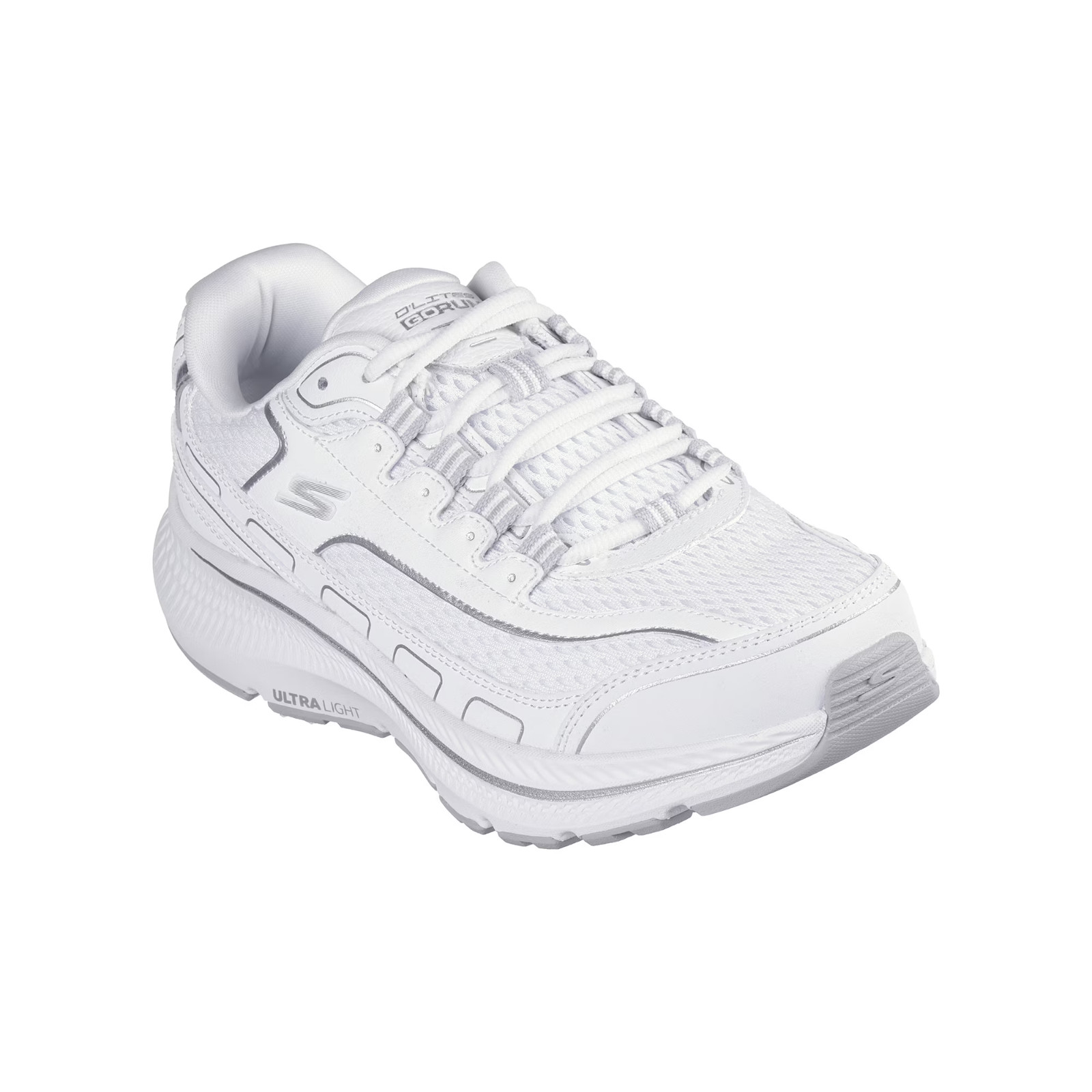 Skechers Women’s GO RUN CONSISTENT 2.0 – Strava Lace-Up Running Sneakers White