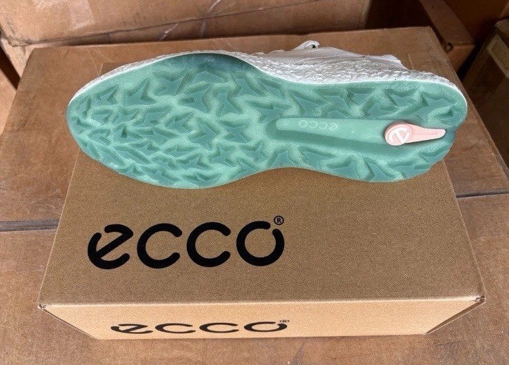 ECCO GOLF H5 Spikeless Women’s Shoes 🆕 White SEDUM GREEN 🆕 US 10 – 10.5 EU 41