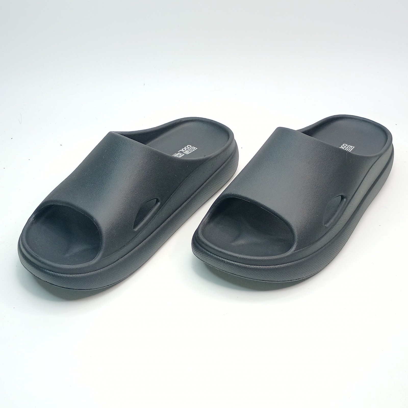 32 Degrees Cool Cushion Slides Women Size 9-10 Large Black EVA Foam