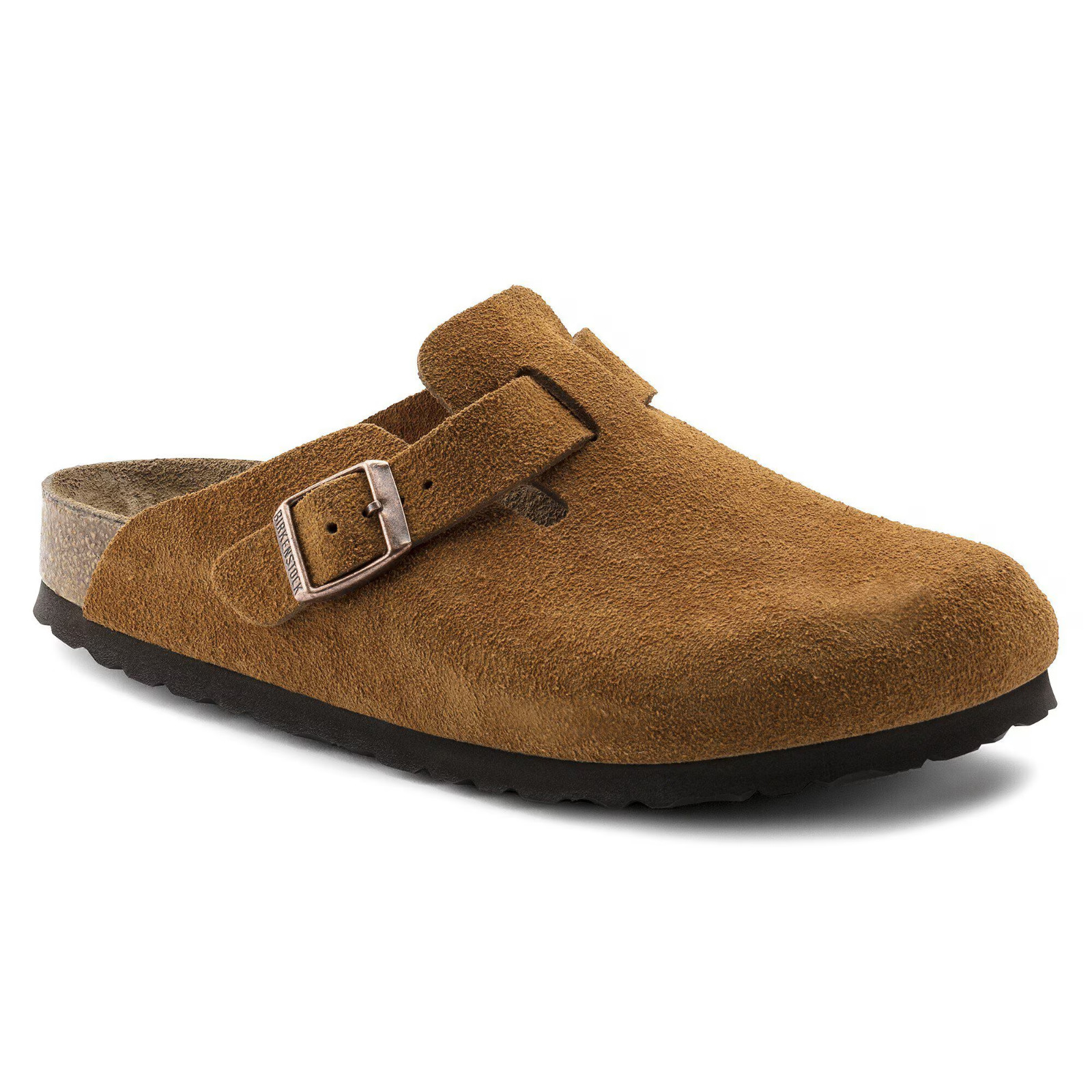 Birkenstock Boston Mink Soft Footbed Clogs Suede Unisex Shoes Size US 6-12