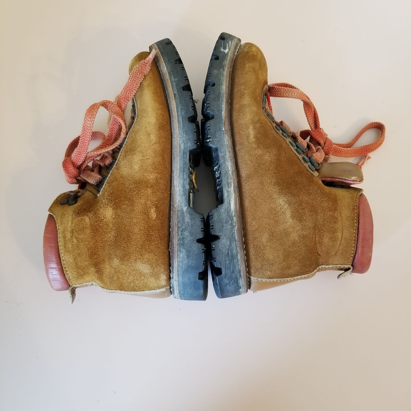 Log Master Mens 4 Womens 6 Vintage Brown Leather Work Hiking Gorpcore Mountainee