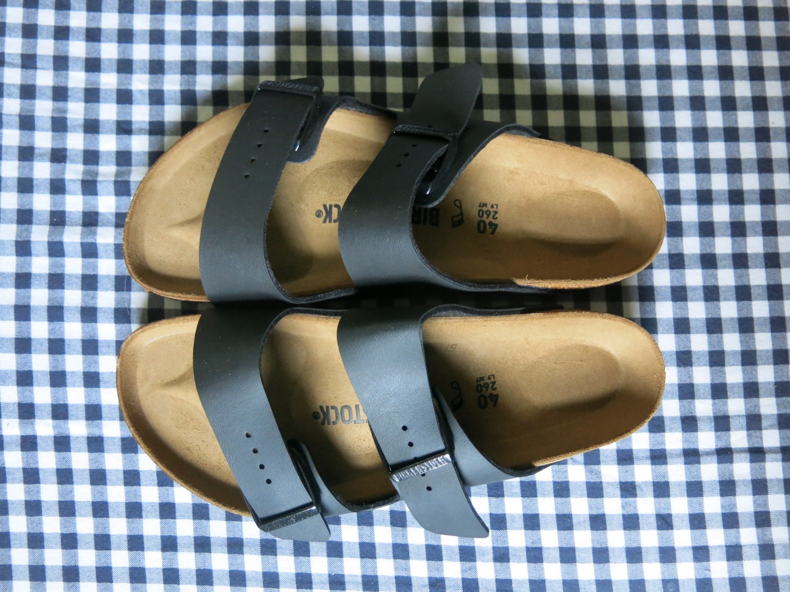 Birkenstock Arizona Birko-Flor® sandals black EU 40 US women 9-9.5 regular/wide