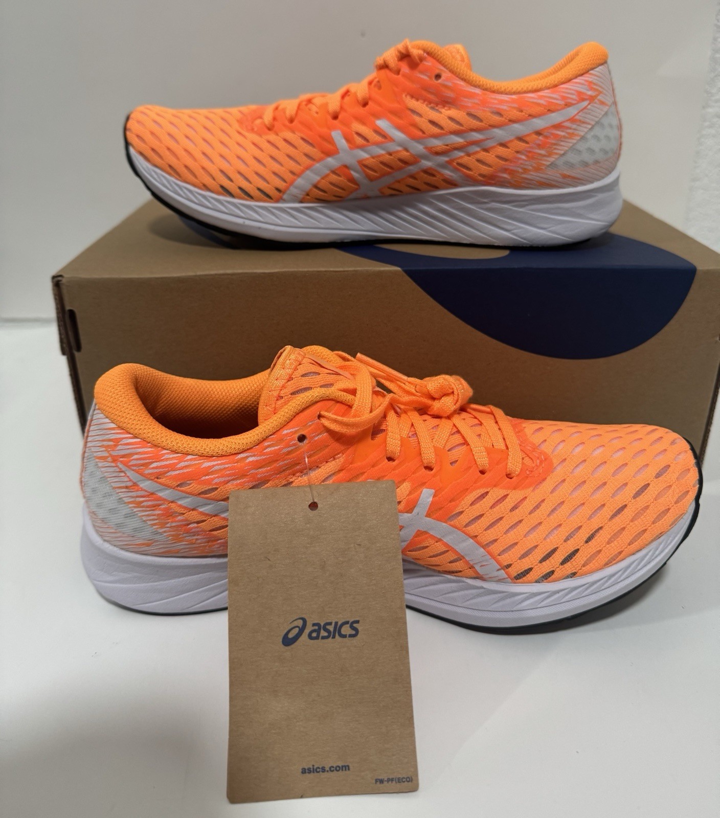 ASICS WOMEN’S HYPER SPEED ORANGE POP WHITE 1012A899-800 SHOES women size 12.0
