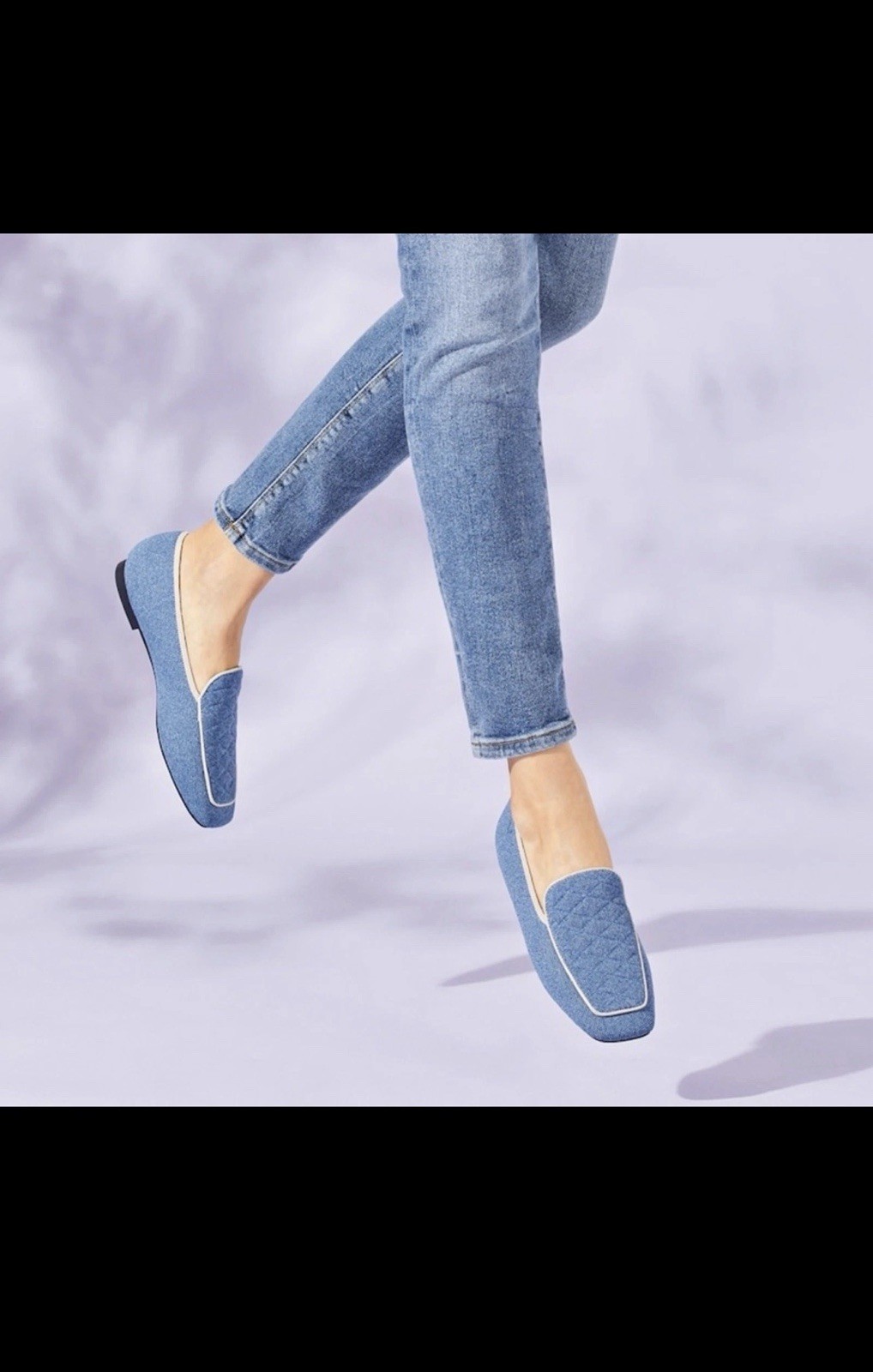 Vivaia Leona square-toe quilted loafers