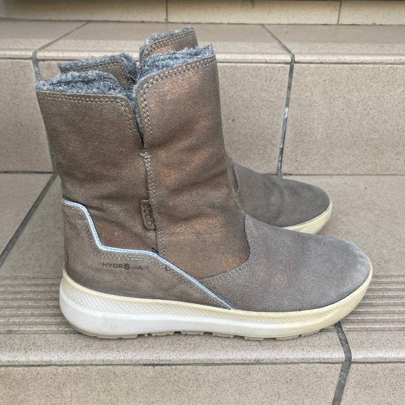 women ecco boots beige 36