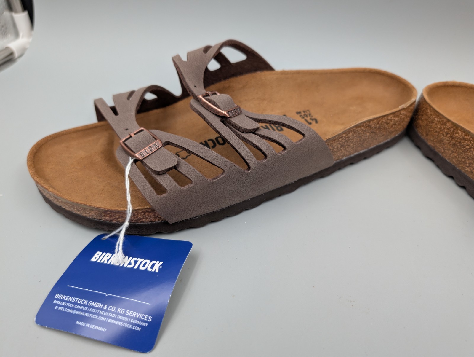 Birkenstock Women’s Granada Mocha Brown Sandals Size 41 W10 M8 – NWT!