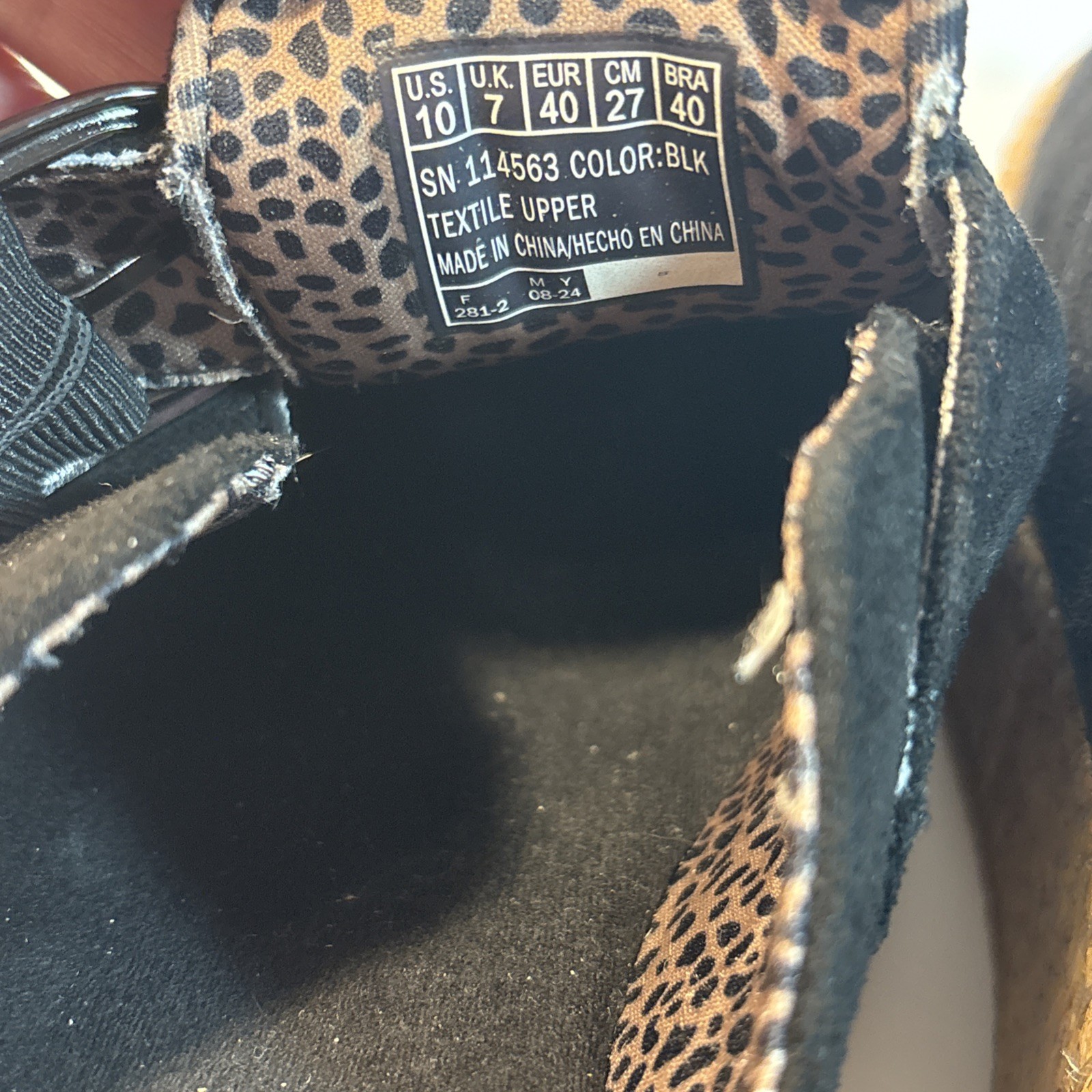 Skechers Vegan Sued Clog Platform Bobs Size 10 Black EU 40 Memory Foam