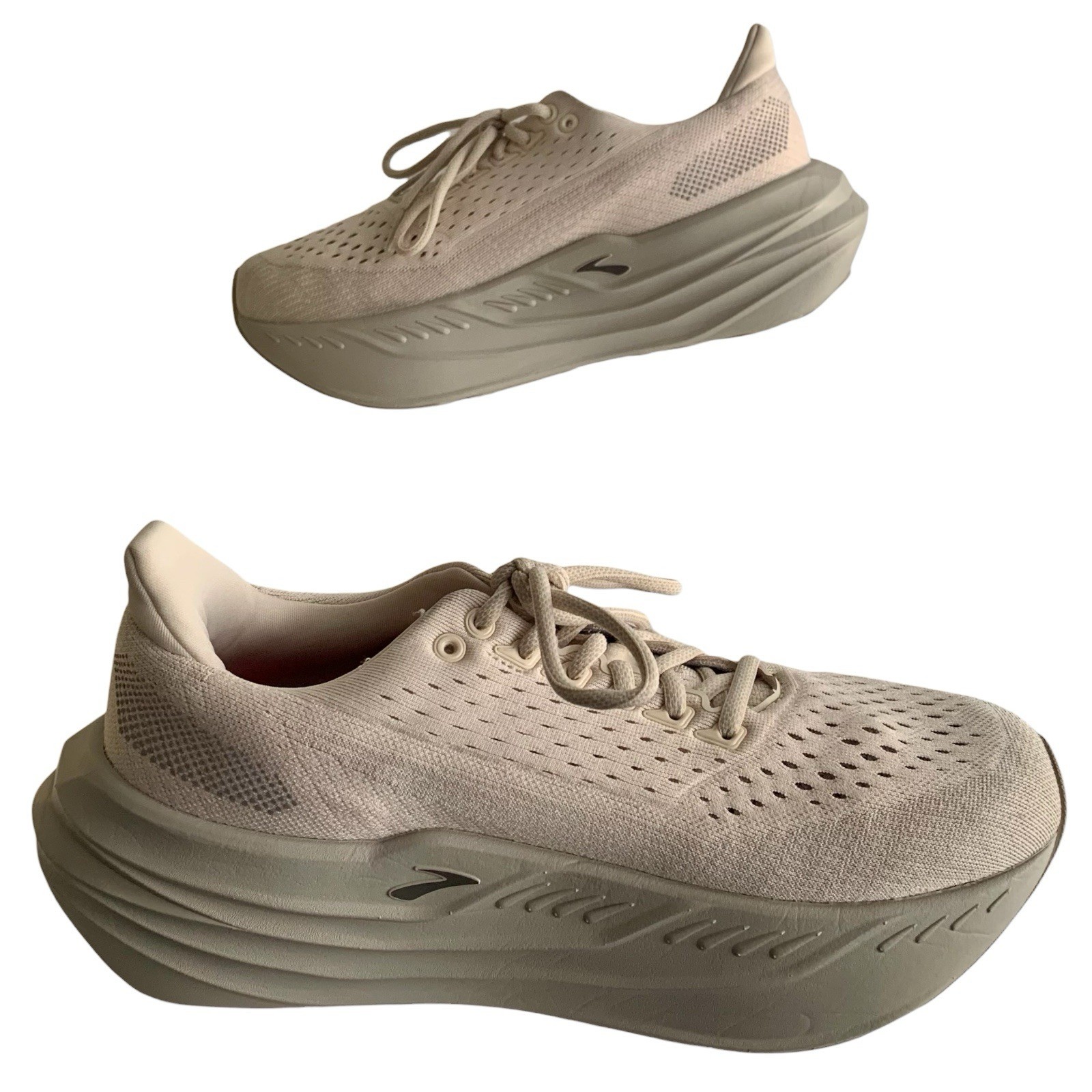 Brooks Glycerin Max ‘Almond Peach London Fog’ Womens Running Shoes 9.5 Medium B