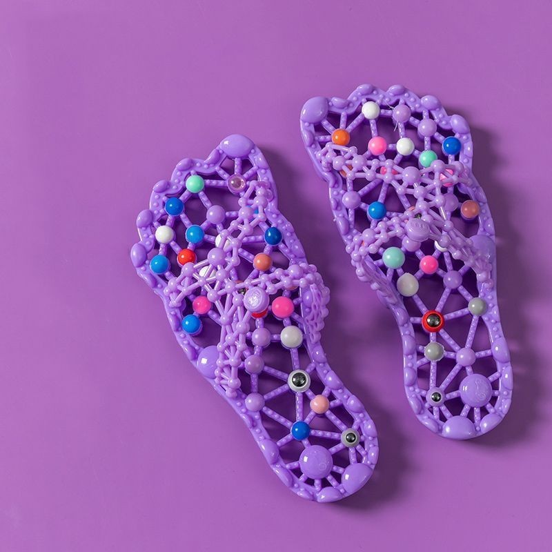 Women’s Bathroom Slippers Quick Dry Non-Slip Soft Massage Mesh Summer Sandals