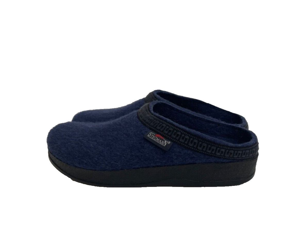 Stegmann Women’s Wool Clogs Poly Sole Ocean Blue Size 6
