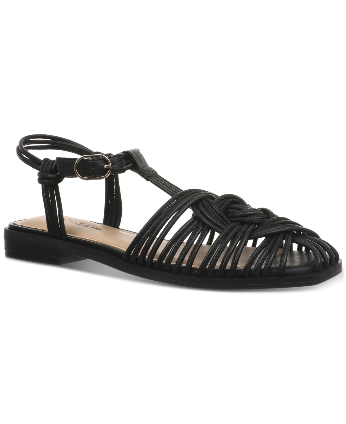 On 34th Women’s Tyllee Fisherman Sandals, Exclusively at Macy’s – Black