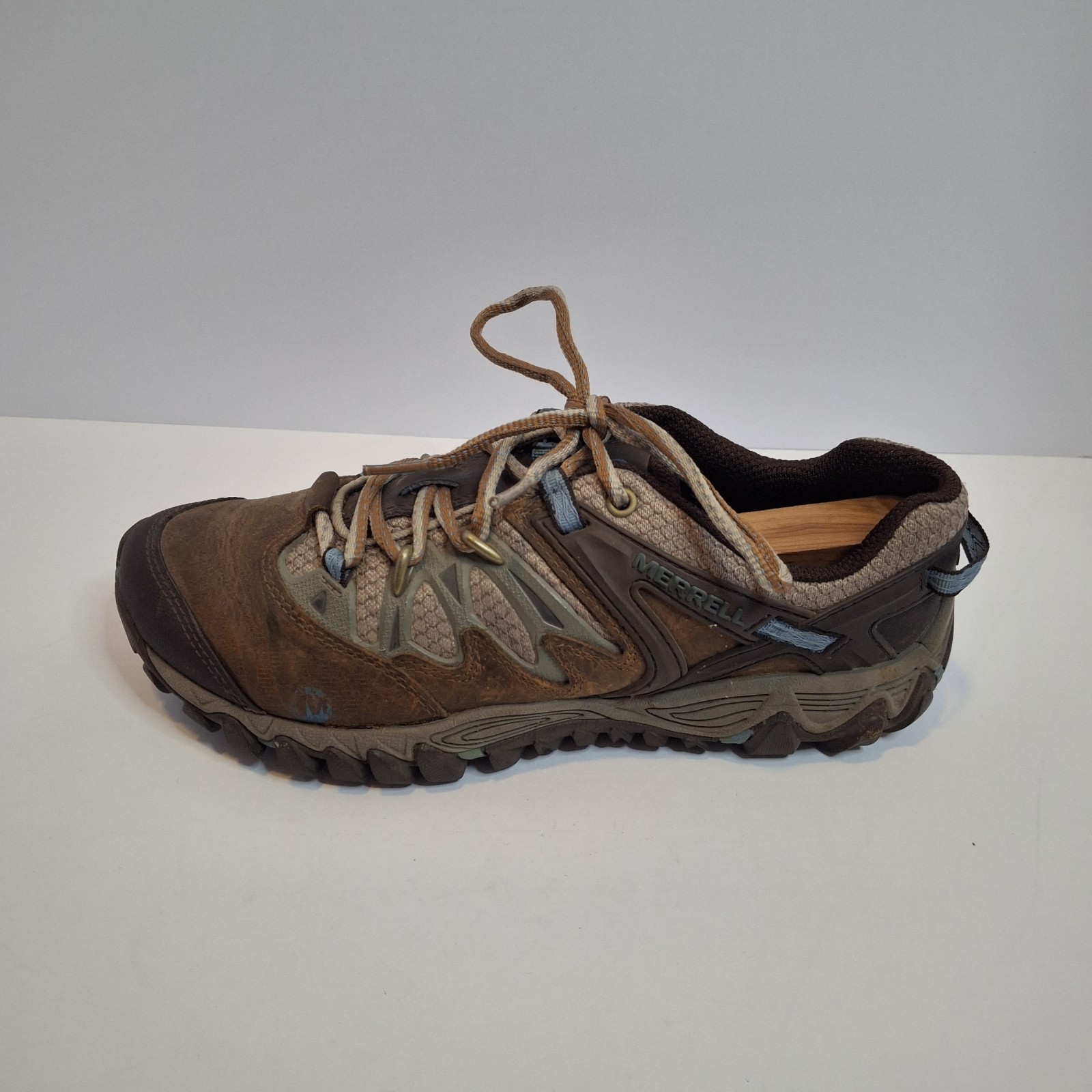 Merrell All Out Blaze Shoes Womens Size 8.5 Brown Hiking Sneakers Gorpcore Gorp