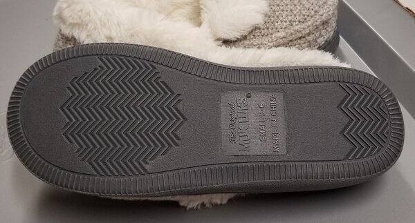 NEW Muk Luks Womens Anais Moccasin Slippers SM 5-6
