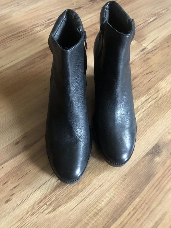 women ash ankle boots black leather 40