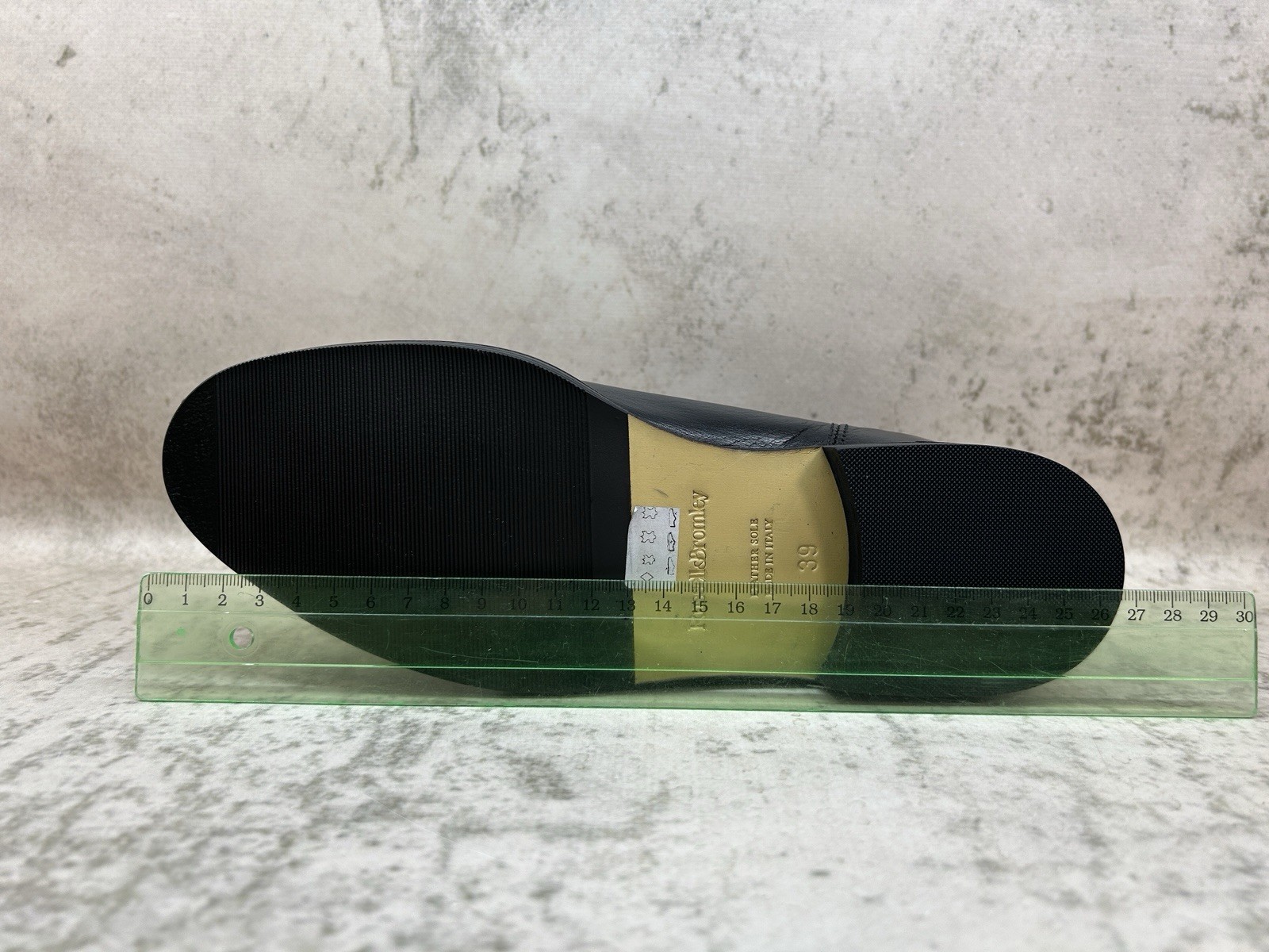 Russell&Bromley Black Leather Chelsea Boots Size 39 (US 8 /UK 6) Made In Italy