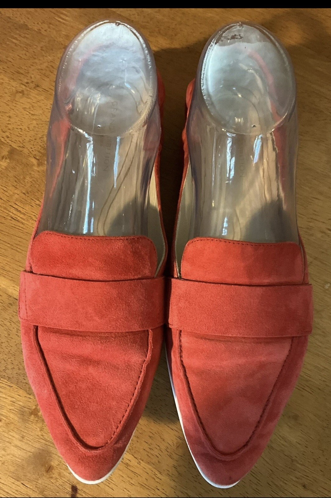 Cole Haan Women’s Grand Ambition Amador Red Suede Slip On Flats W21889 Size 7.5B