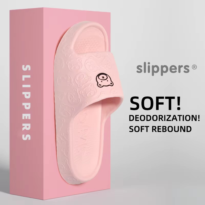 Non-Slip Slippers Female Outer Wear 2024 New Bathroom Bathroom Indoor Home Sanda