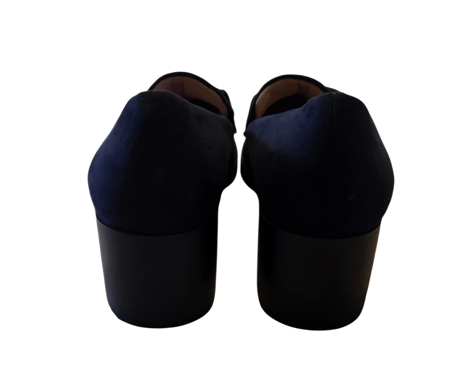 LifeStride Devyn 2 Navy Blue Horsebit Block Heel Loafers Women’s 7.5M