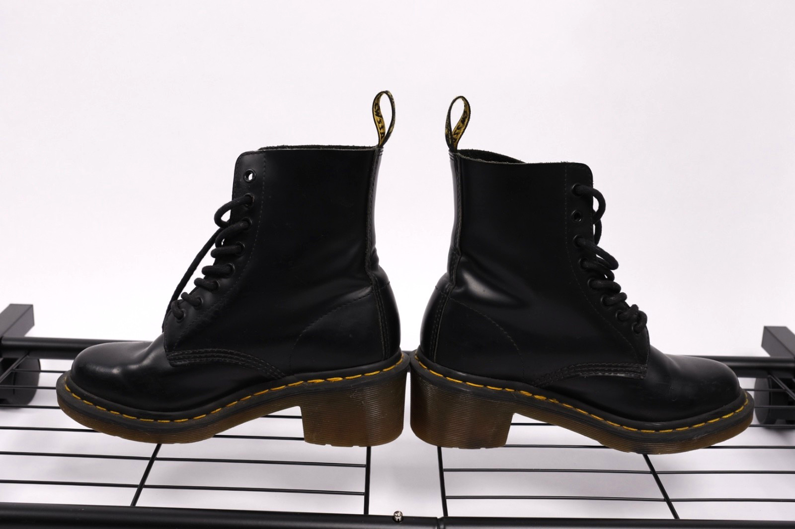 Dr. Martens 1460 Women’s Size 6 Black Leather Lace Up Boots