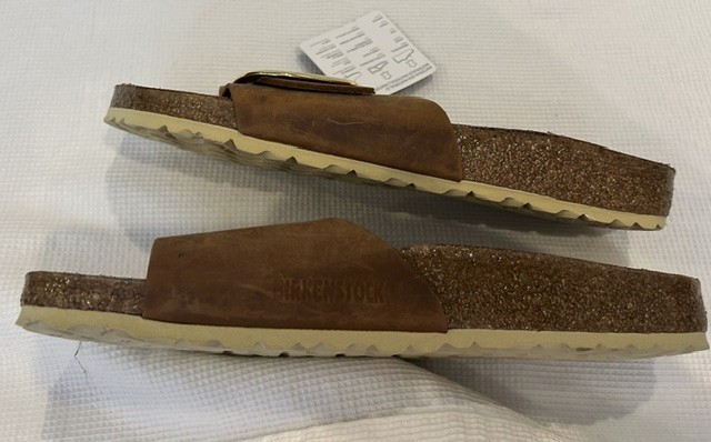 Birkenstock Madrid Big Buckle – Size 41 – Cognac