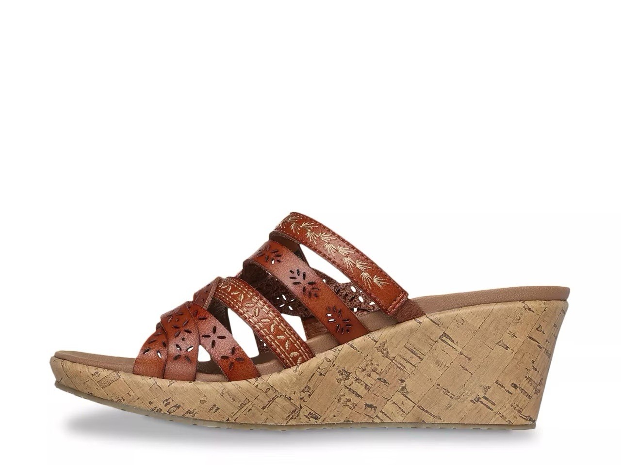 Skechers beverlee new without box resort women’s wedge sandals