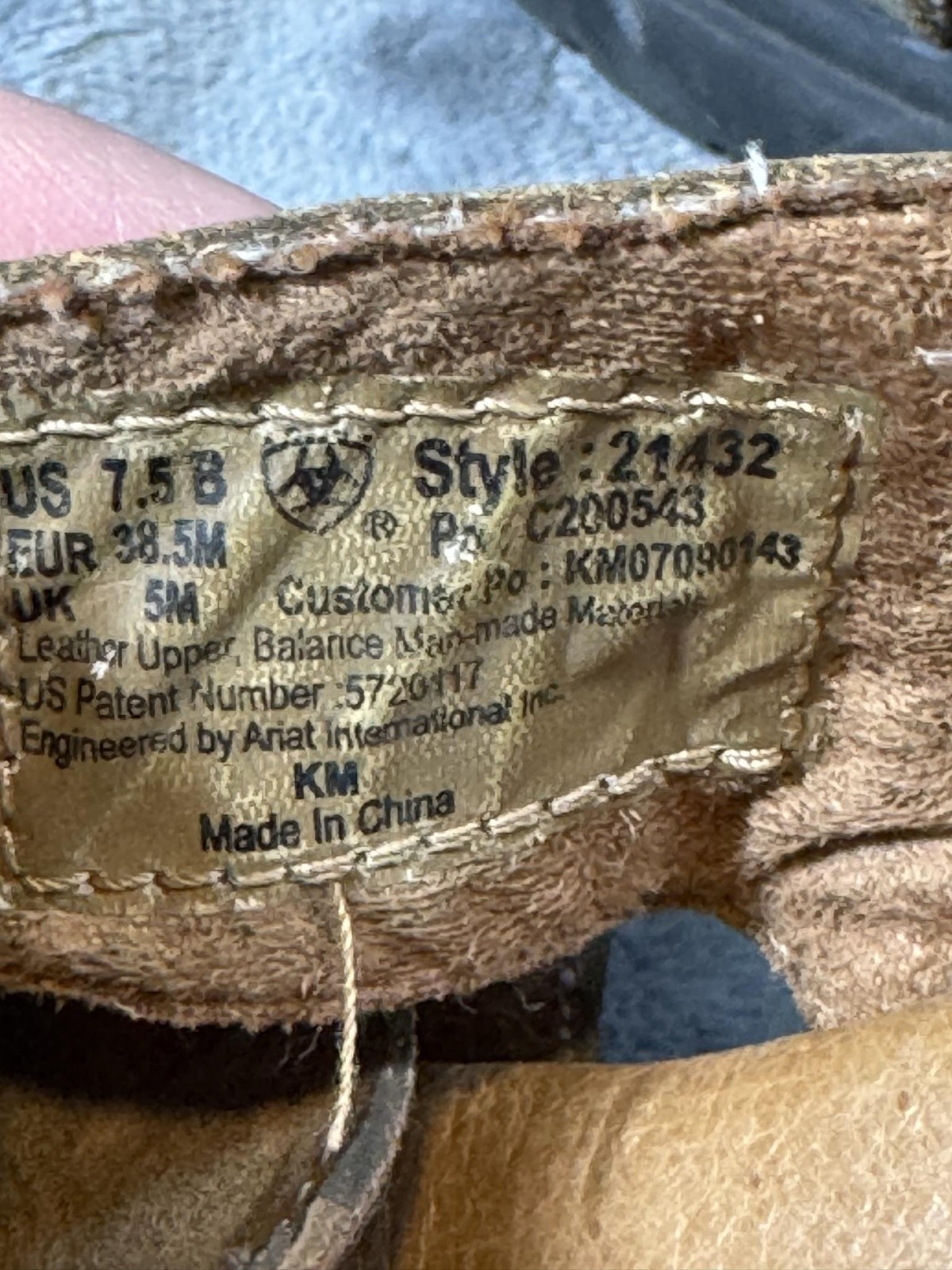 Ariat Shoes Womens Size 7.5 Brown Leather Slide Sandals Comfort Wedge ATS 21432