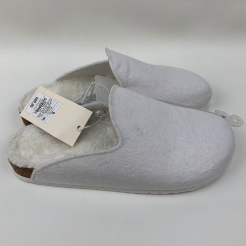 Stars Above Dezo Womans White Indoor/Outdoor Slippers Clogs NWT Sz 6