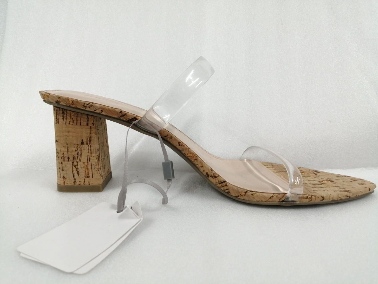 SNIDEL Clear Strap Cork Sandals L Varier Mules Used