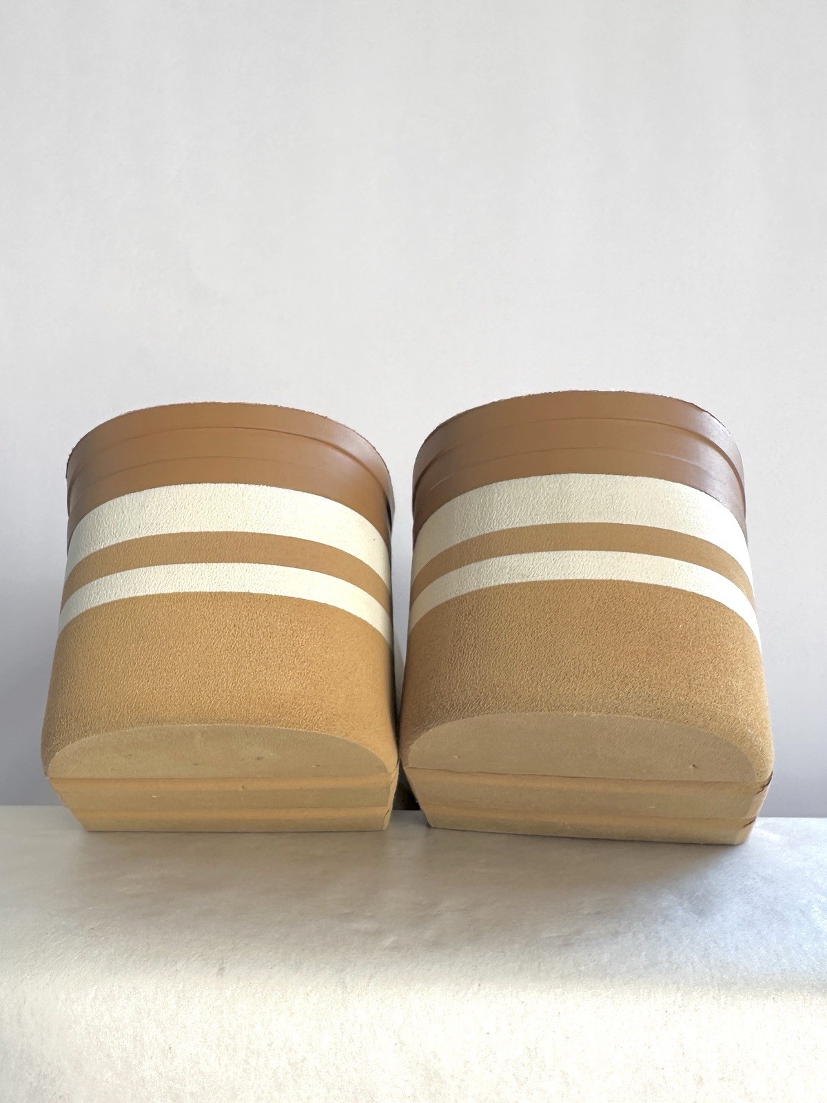 Reef Cushion Vista Higher Platform Sandal Vintage Tan/Cream/Cork Comfort New Sz8