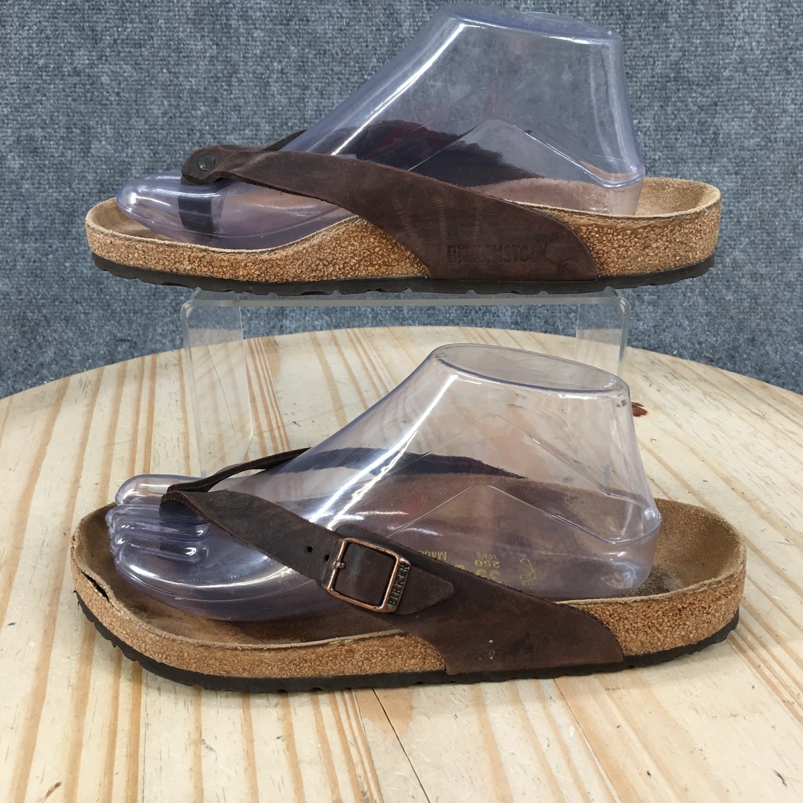Birkenstock Adria Sandals Womens 39 Thong Toe-Post Casual Comfort Flats Brown