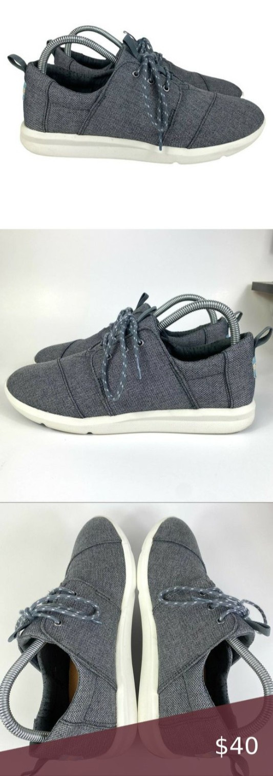 TOMS Del Rey Lace-Up Sneakers | Womens 6.5