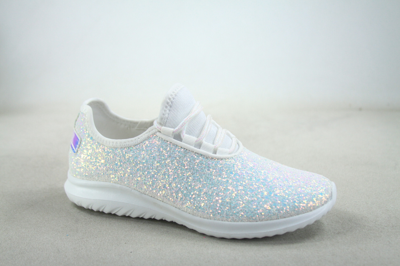 Women’s Fashioin Glitter Sparkly Lightweight Metallic Tennis Sneaker Shoes NEW