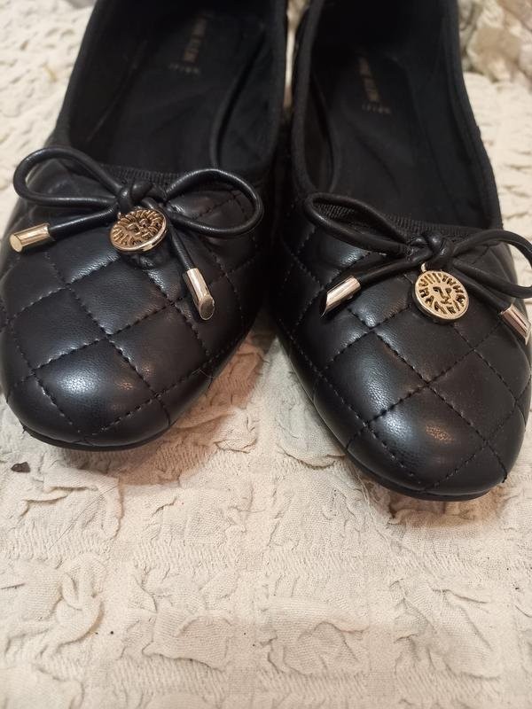 Women Anne Klein heels black synthetic leather 38
