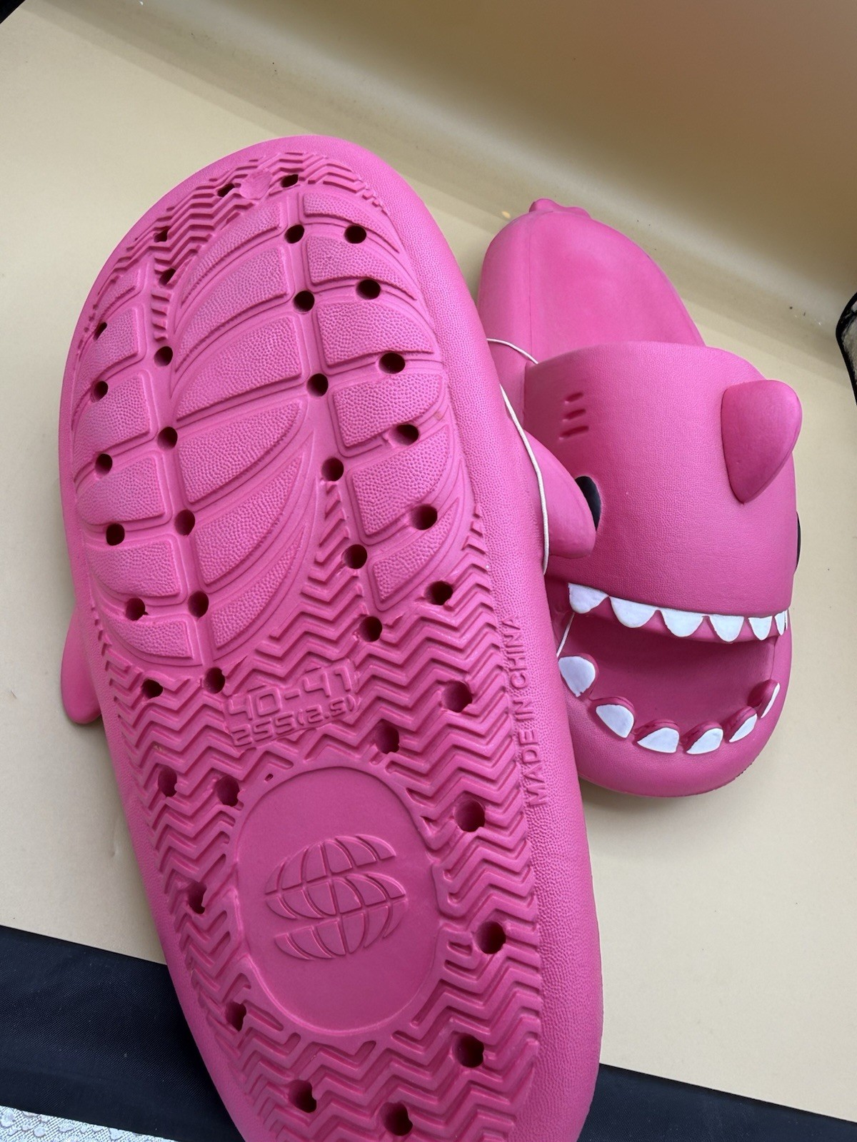 Shark Slippers Beach Women Indoor Bathroom Slides Size 40-41 Outside Men Shoes