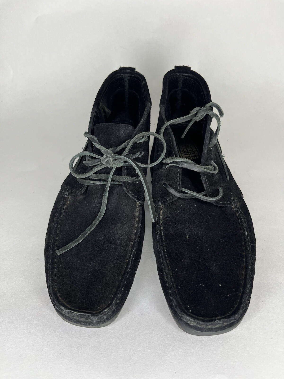 n.d.c. made by hand Chukka Boots Shoes Women Size 38 US 7 Black Suede
