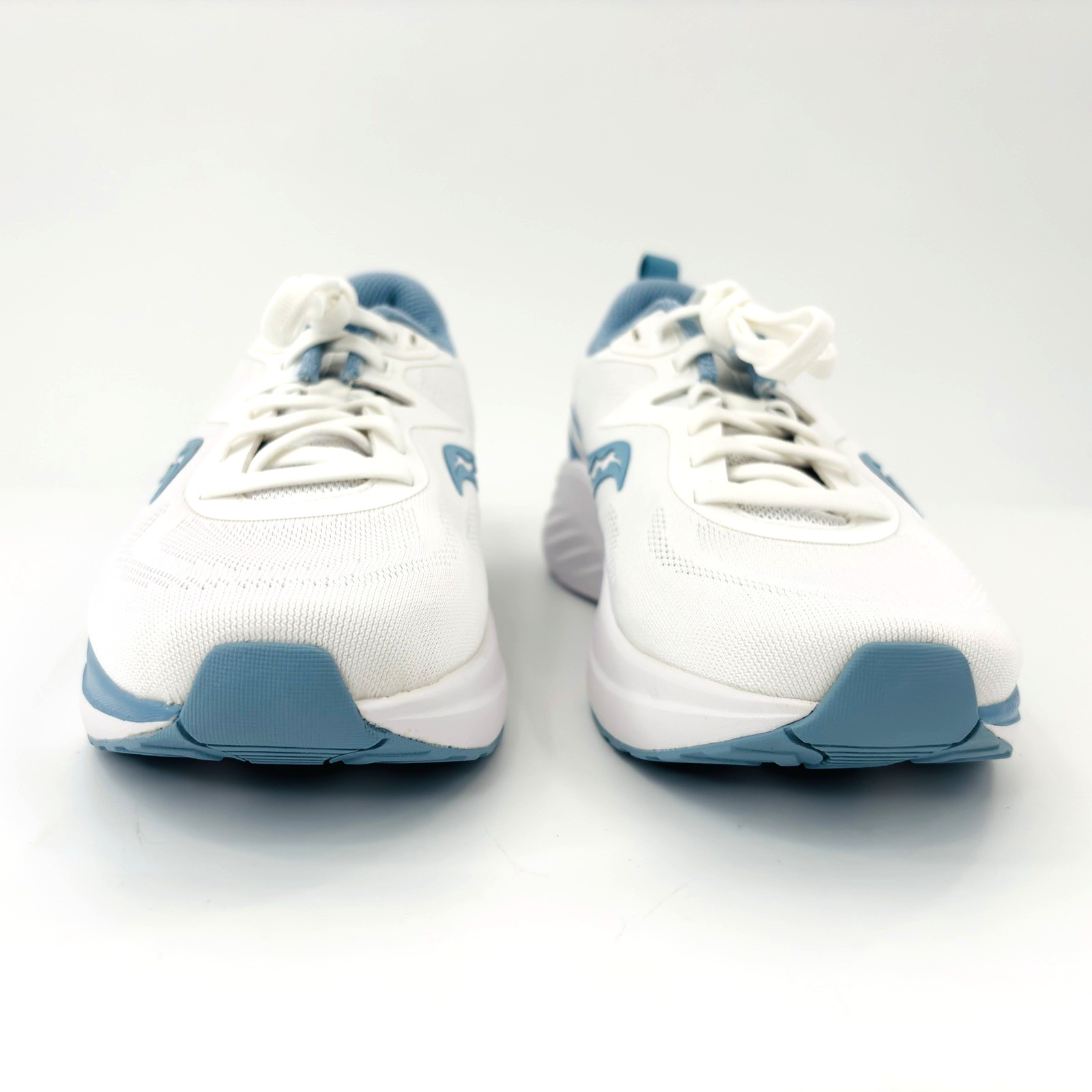 Womens 7 Saucony Lancer 3 Form Fit 8mm Athletic Shoes Sneakers White Blue S18226