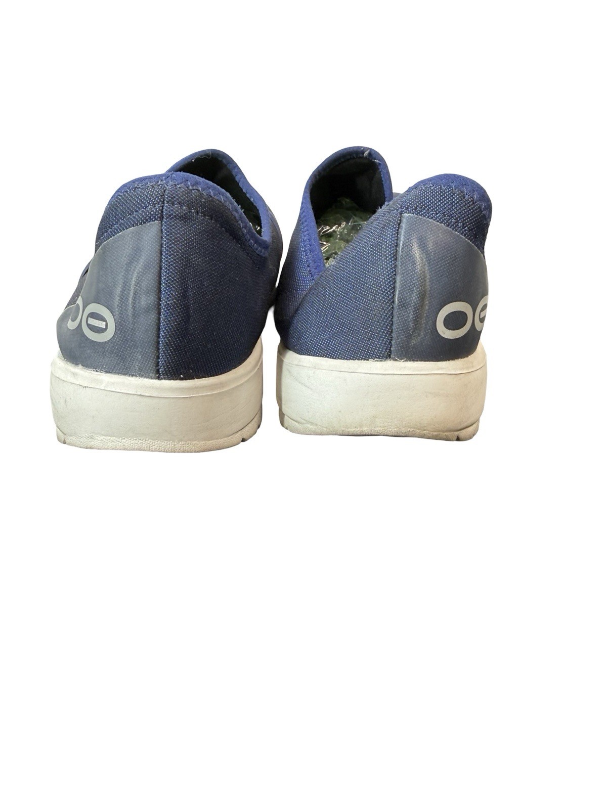 Oofos OOmg Eezee Low Mesh Navy Blue Recovery Slip On Casual Shoes Women’s Size 8