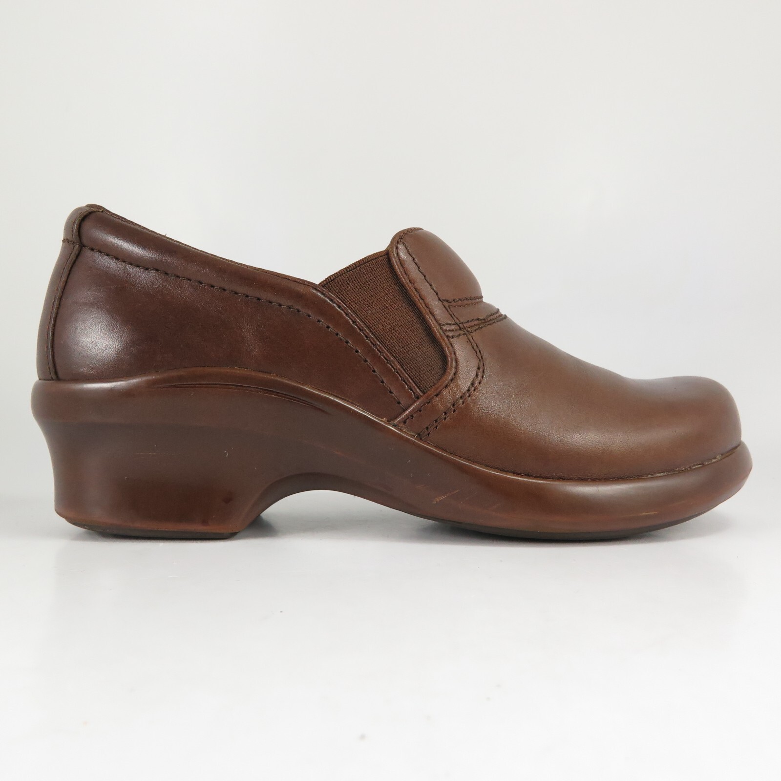 Ariat ATS Sutter Loafers Womens Size 7B Brown Leather Slip-Ons Platform Clogs