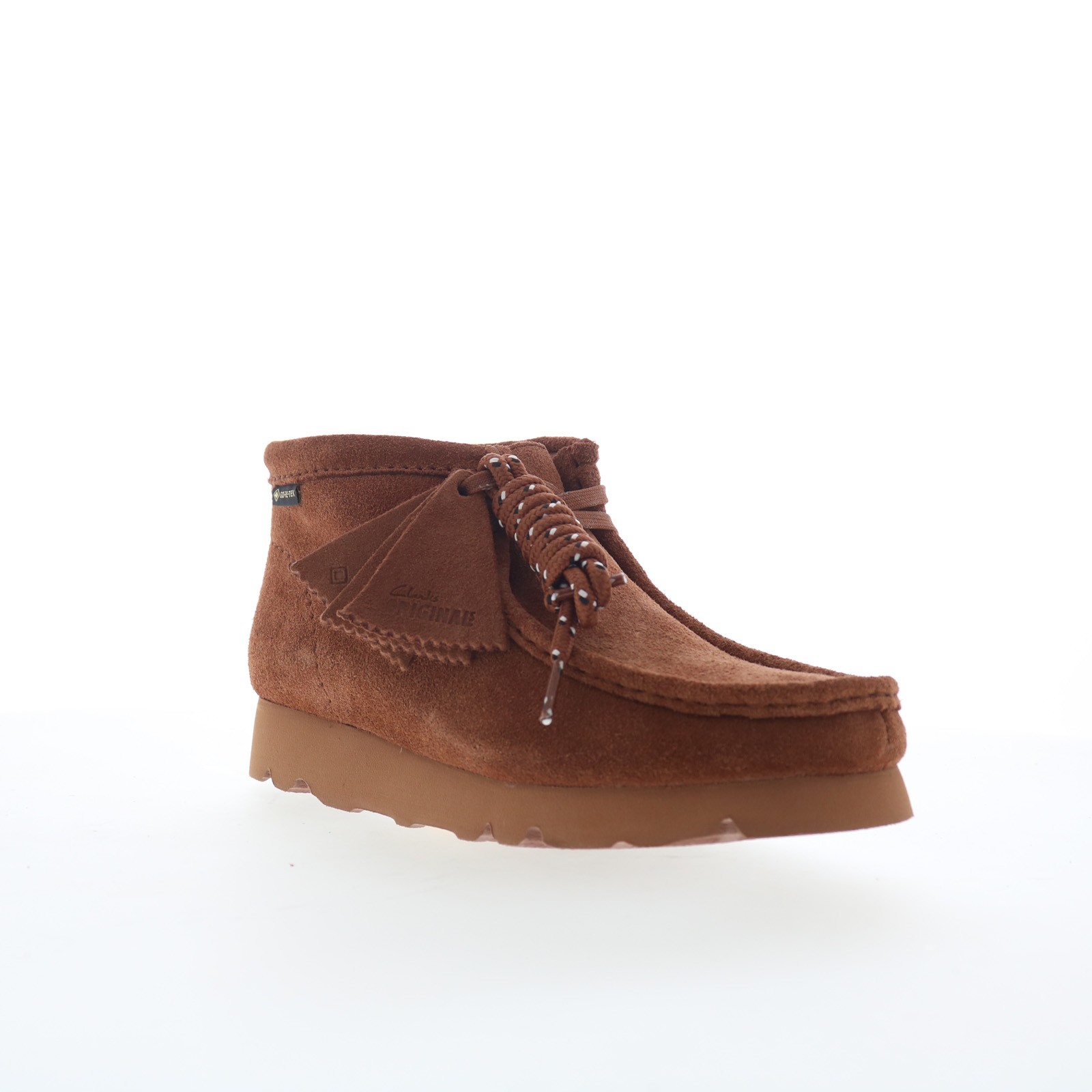 Clarks Wallabee Boot GTX 26177864 Womens Brown Suede Lace Up Chukkas Boots 6
